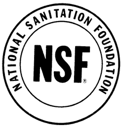 NATIONAL SANITATION FOUNDATION NSF logo