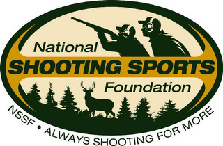 NATIONAL SHOOTING SPORTS FOUNDATION NSSF· ALWAYS SHOOTING FOR MORE logo