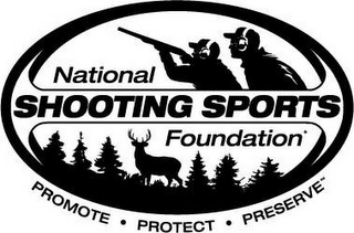 NATIONAL SHOOTING SPORTS FOUNDATION PROMOTE PROTECT PRESERVE logo