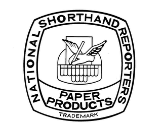 NATIONAL SHORTHAND REPORTERS PAPER PRODUCTS logo