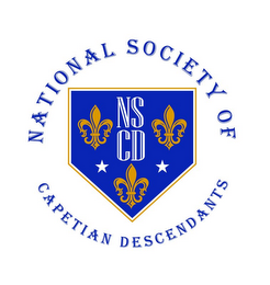 NATIONAL SOCIETY OF CAPETIAN DESCENDANTS NSCD logo