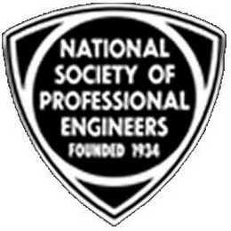 NATIONAL SOCIETY OF PROFESSIONAL ENGINEERS FOUNDED 1934 logo