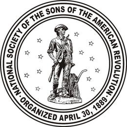 NATIONAL SOCIETY OF THE SONS OF THE AMERICAN REVOLUTION ORGANIZED APRIL 30, 1889 logo