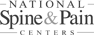 NATIONAL SPINE & PAIN CENTERS logo