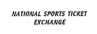 NATIONAL SPORTS TICKET EXCHANGE logo