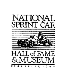 NATIONAL SPRINT CAR HALL OF FAME & MUSEUM KNOXVILLE, IOWA logo
