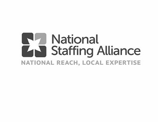 NATIONAL STAFFING ALLIANCE NATIONAL REACH, LOCAL EXPERTISE logo