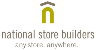 NATIONAL STORE BUILDERS ANY STORE ANYWHERE logo