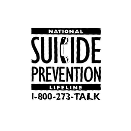 NATIONAL SUICIDE PREVENTION LIFELINE 1-800-273-TALK logo