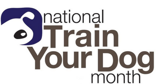 NATIONAL TRAIN YOUR DOG MONTH logo
