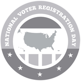 NATIONAL VOTER REGISTRATION DAY logo