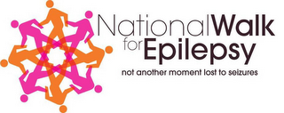 NATIONAL WALK FOR EPILEPSY NOT ANOTHER MOMENT LOST TO SEIZURES logo