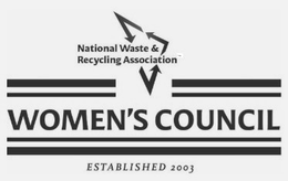 NATIONAL WASTE & RECYCLING ASSOCIATION WOMEN'S COUNCIL ESTABLISHED 2003 logo