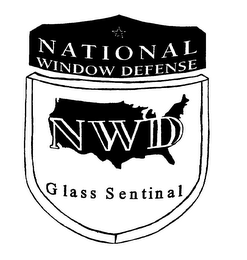 NATIONAL WINDOW DEFENSE NWD GLASS SENTINAL logo