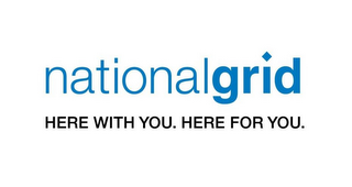 NATIONALGRID HERE WITH YOU. HERE FOR YOU. logo