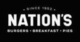 NATION'S BURGERS BREAKFAST PIES SINCE 1952 logo