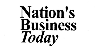 NATION'S BUSINESS TODAY logo