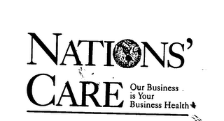 NATIONS' CARE OUR BUSINESS IS YOUR BUSINESS HEALTH logo