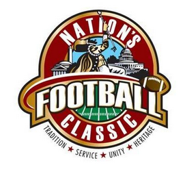 NATION'S FOOTBALL CLASSIC TRADITION SERVICE UNITY HERITAGE logo