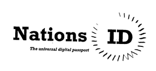 NATIONS ID THE UNIVERSAL DIGITAL PASSPORT logo