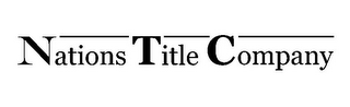 NATIONS TITLE COMPANY logo