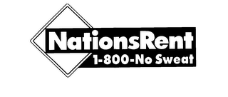 NATIONSRENT 1-800-NO SWEAT logo