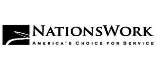 NATIONSWORK AMERICA'S CHOICE FOR SERVICE logo