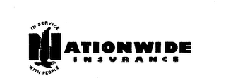 NATIONWIDE INSURANCE IN SERVICE WITH PEOPLE logo