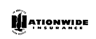 NATIONWIDE INSURANCE IN SERVICE WITH PEOPLE N logo