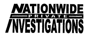 NATIONWIDE PRIVATE INVESTIGATIONS logo