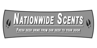 NATIONWIDE SCENTS FRESH DEER URINE FROM OUR DEER TO YOUR DOOR logo