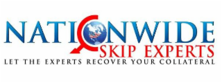 NATIONWIDE SKIP EXPERTS LET THE EXPERTS RECOVER YOUR COLLATERAL logo