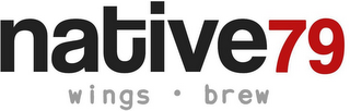 NATIVE 79 WINGS BREW logo
