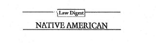 NATIVE AMERICAN LAW DIGEST logo