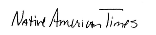 NATIVE AMERICAN TIMES logo