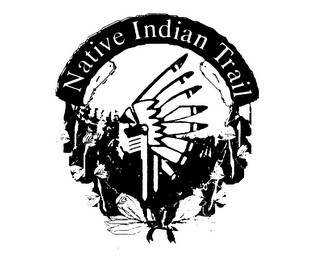 NATIVE INDIAN TRAIL AND DESIGN logo