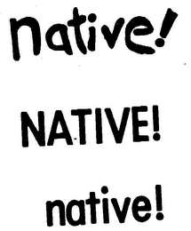 NATIVE! NATIVE! NATIVE! logo