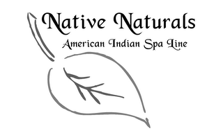 NATIVE NATURALS AMERICAN INDIAN SPA LINE logo