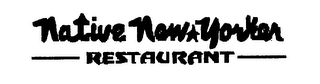 NATIVE NEW YORKER RESTAURANT logo