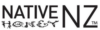 NATIVE NZ HONEY logo