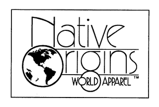 NATIVE ORIGINS WORLD APPAREL logo