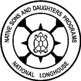NATIVE SONS AND DAUGHTERS PROGRAMS NATIONAL LONGHOUSE logo