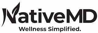 NATIVEMD WELLNESS SIMPLIFIED. logo