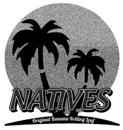 NATIVES ORIGINAL BANANA ROLLING LEAF logo