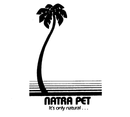 NATRA PET IT'S ONLY NATURAL... logo