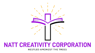 NATT CREATIVITY CORPORATION NESTLED AMONGST THE TREES logo