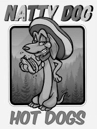 NATTY DOG HOT DOGS logo