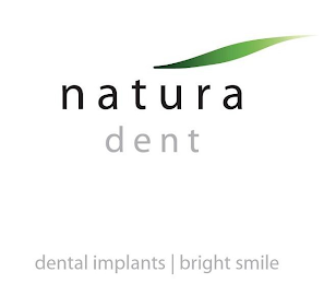 NATURA DENT DENTAL IMPLANTS BRIGHT SMILE logo