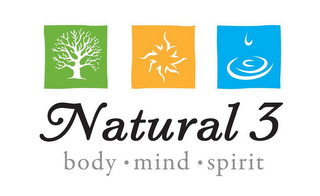 NATURAL 3 BODY · MIND · SPIRIT logo