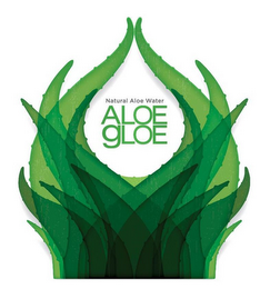 NATURAL ALOE WATER ALOE GLOE logo